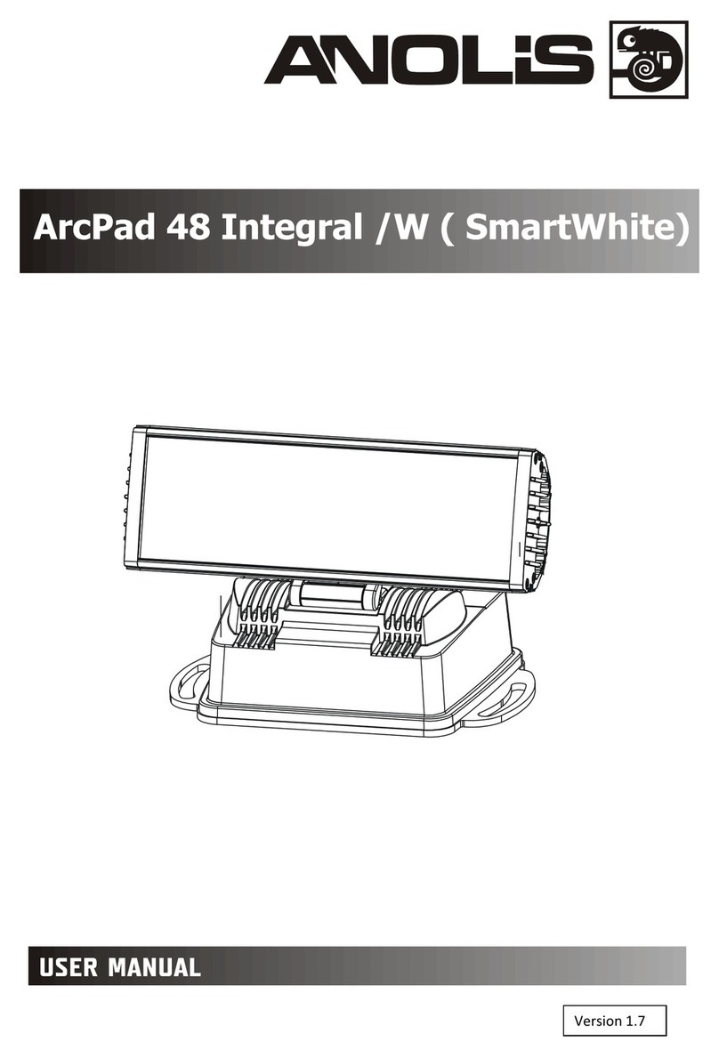 Anolis ArcPad 48 Integral/W user manual