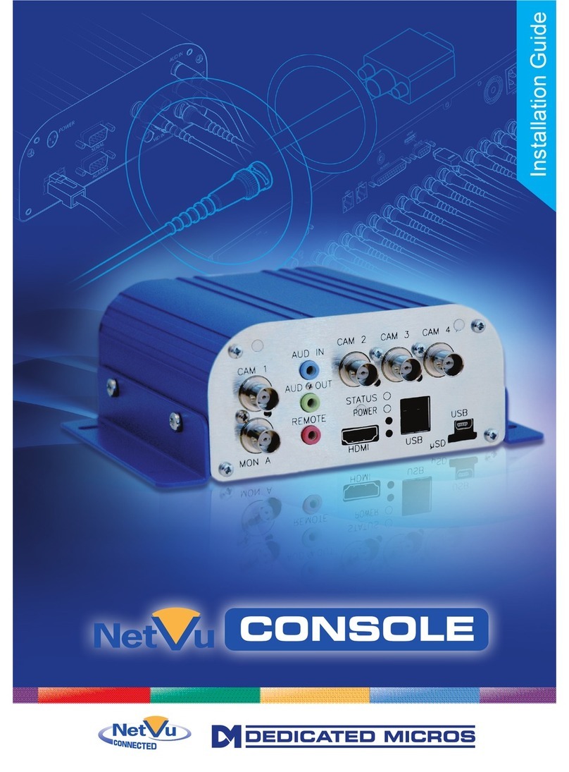 Dedicated Micros NetVu Console installation guide Dedicated Micros NetVu Console installation guide