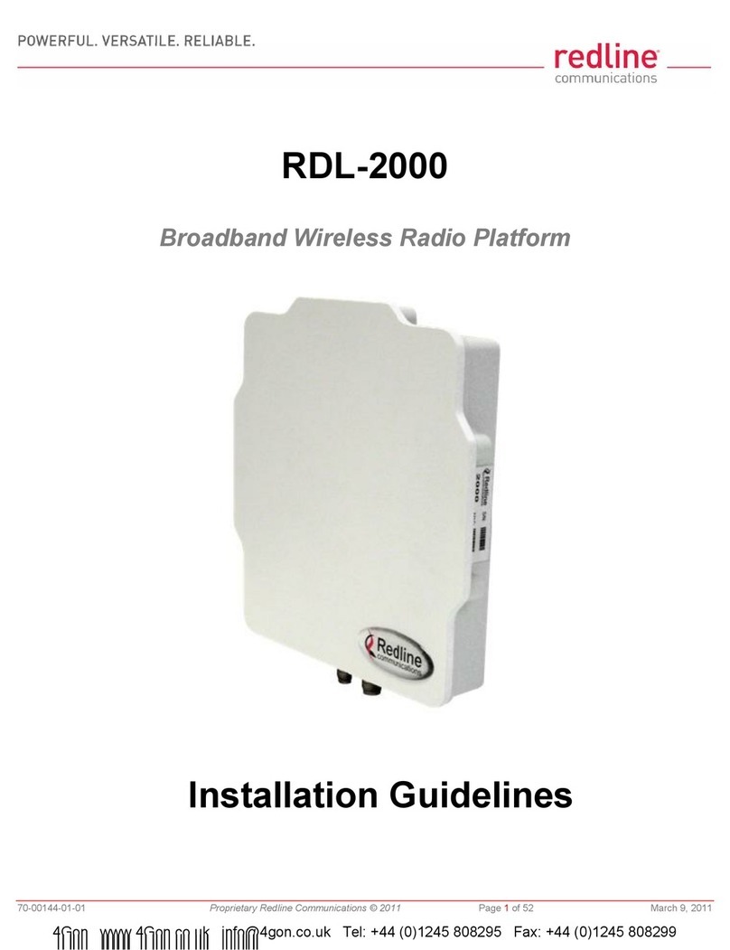 Redline Communications RDL-2000 Installation guidelines