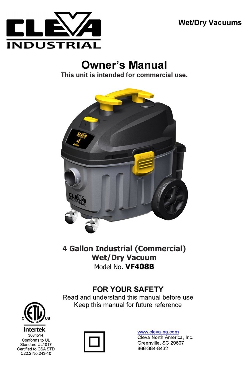 Cleva VF408B owner's manual