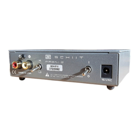 Schiit Magni 2 SCH-07-2 owner's manual