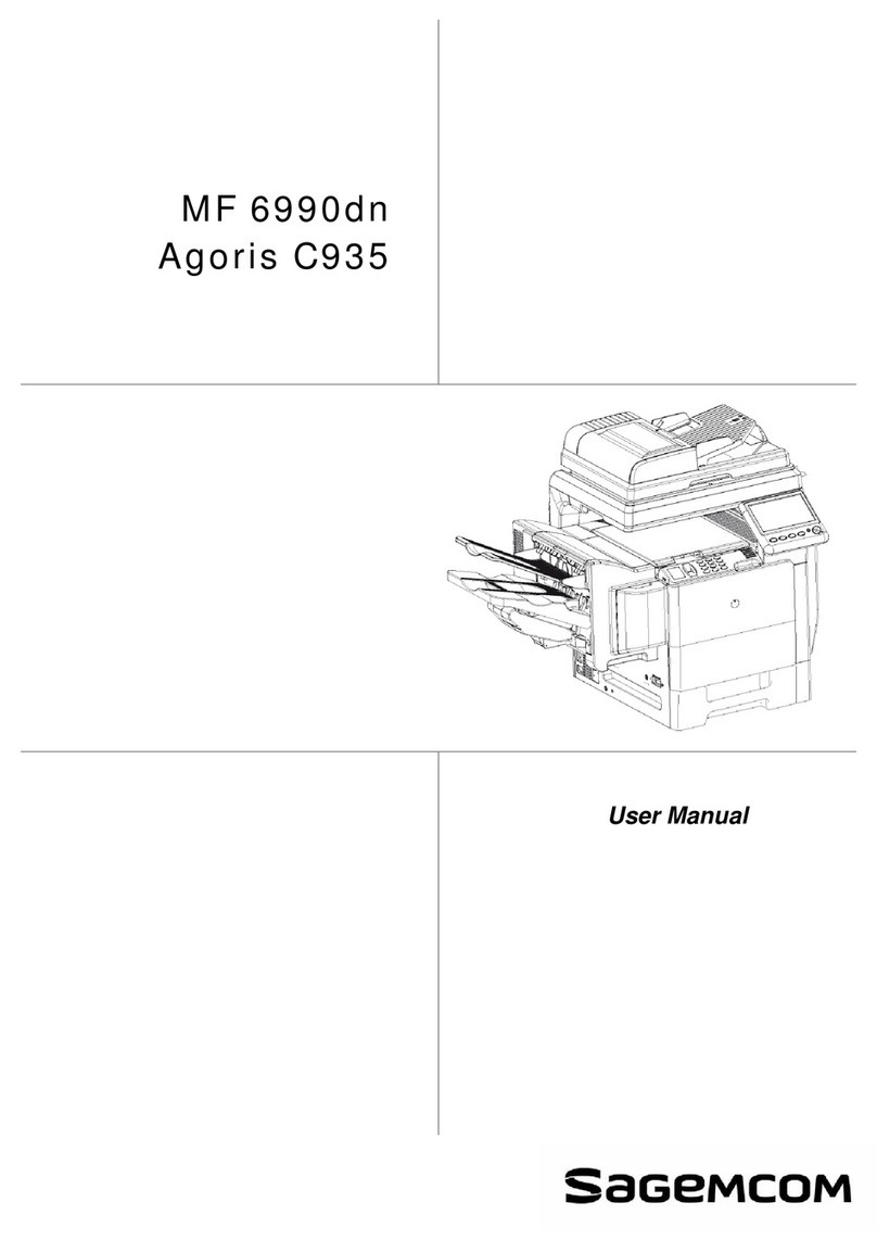 SAGEMCOM MF 6990dn - Agoris C935 User manual