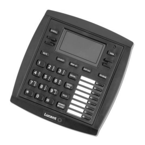 Lucent Technologies INDeX 20CC Turret User manual