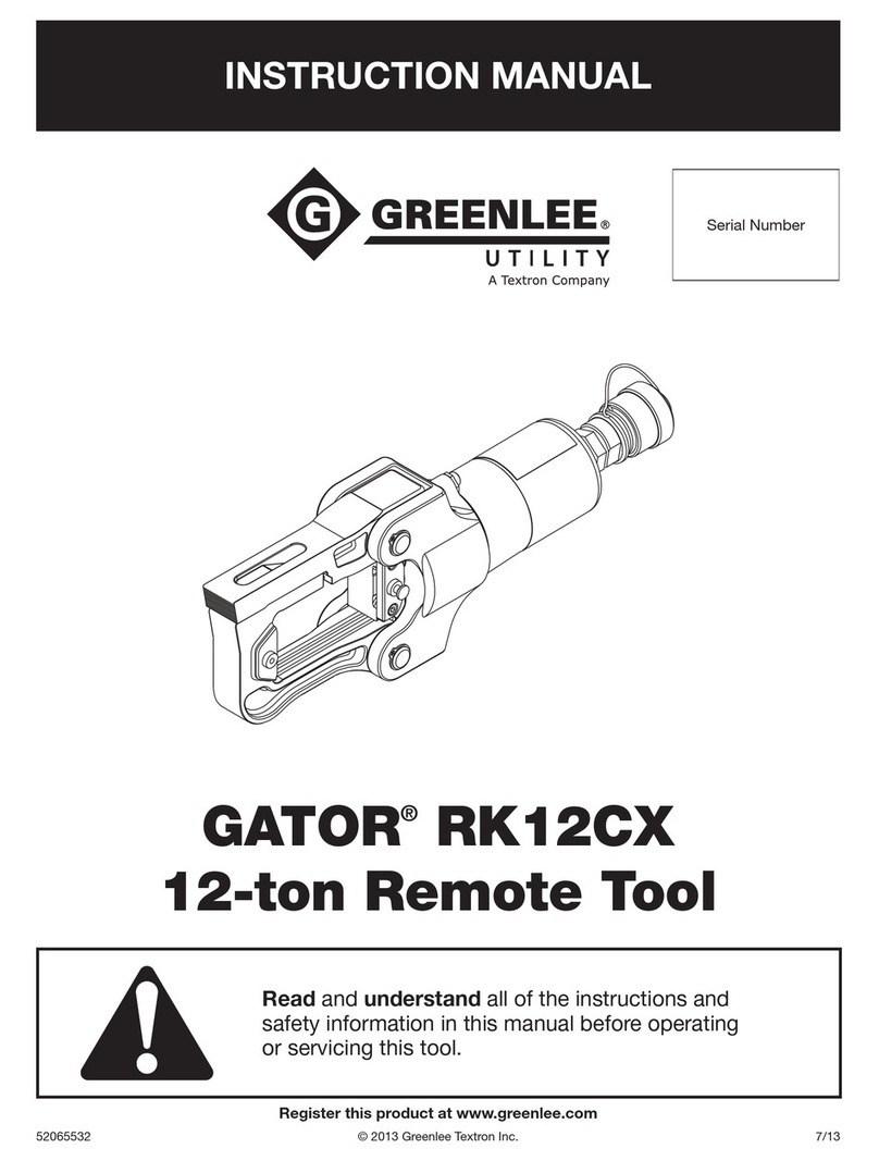 Greenlee GATOR RK12CX User manual
