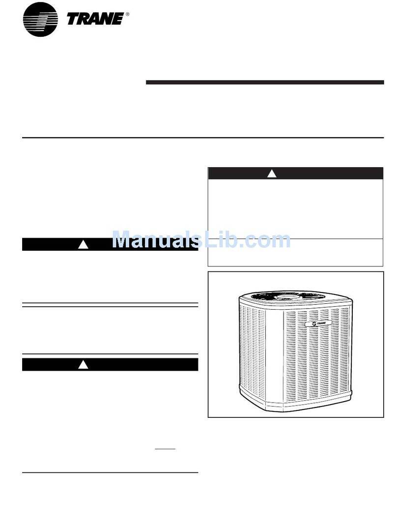 Trane 4TTR3 Assembly instructions