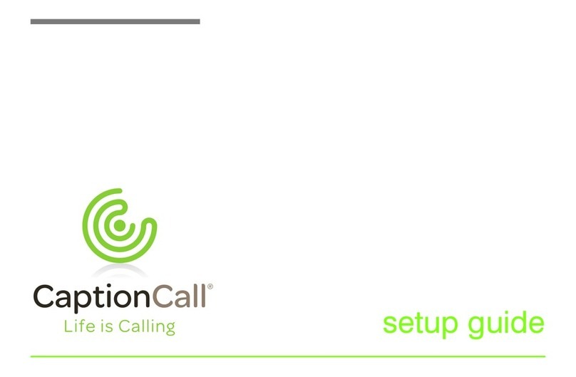 CaptionCall 57Tx User manual