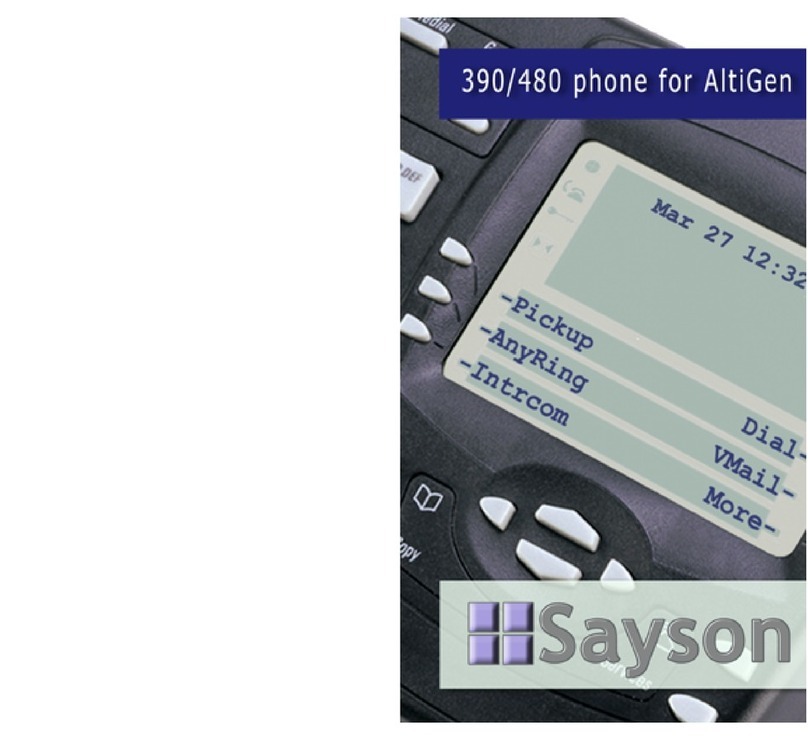 Sayson Sayson AltiTouch 390 user guide
