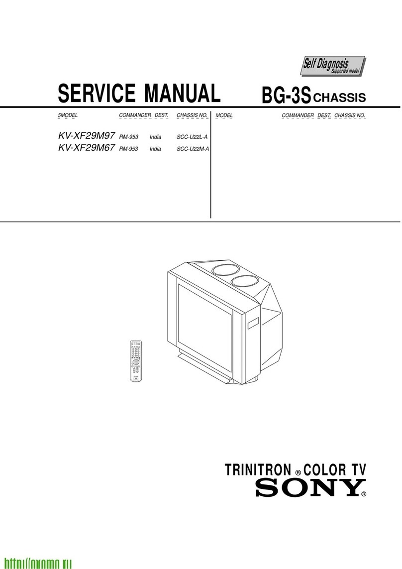 Sony Trinitron KV-XF29M97 User manual