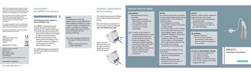 Siemens IMPACT L User manual
