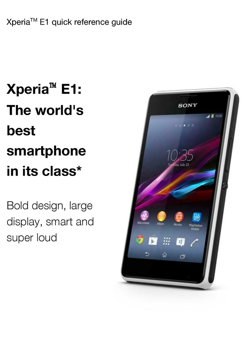 Sony Xperia E1 User manual