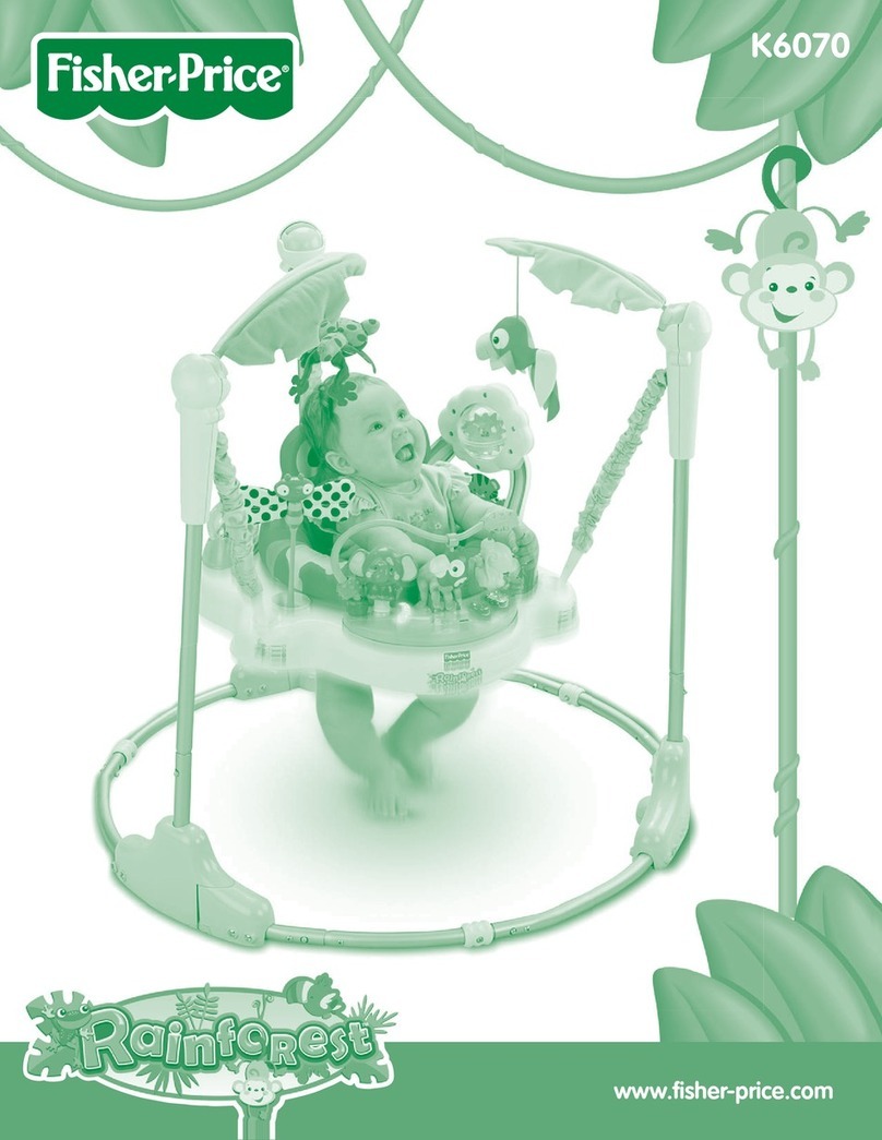 Fisher-Price K6070 Rainforest instruction sheet Fisher-Price K6070 Rainforest instruction sheet
