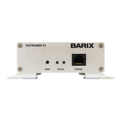 BARIX Extreamer P5 product manual