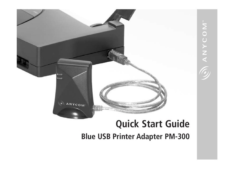 Anycom PM-300 quick start guide