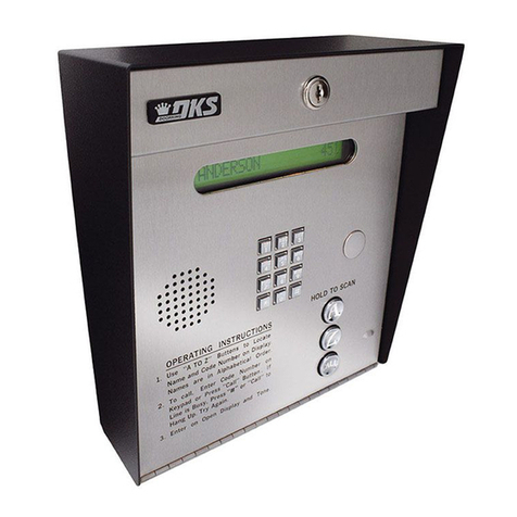 DKS 1834 PC Programmable Installation & owner's manual