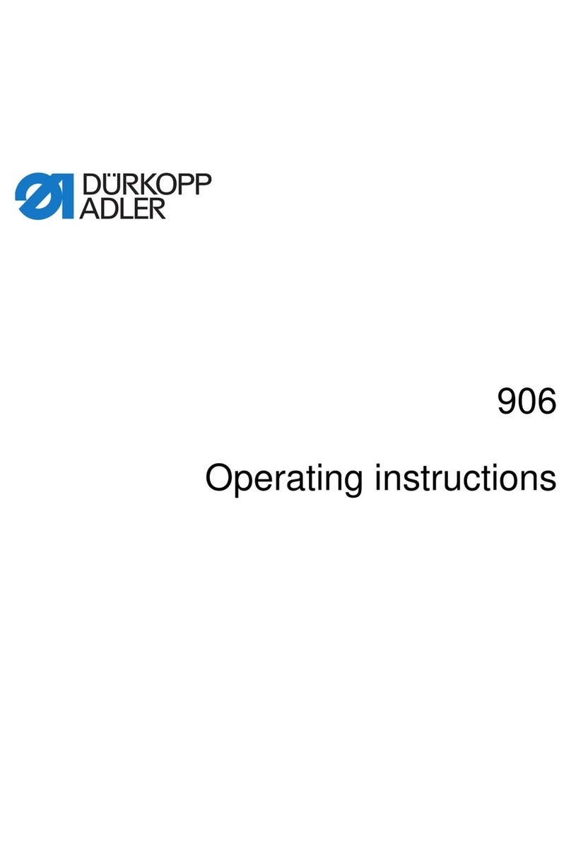 DURKOPP ADLER 906 operating instructions