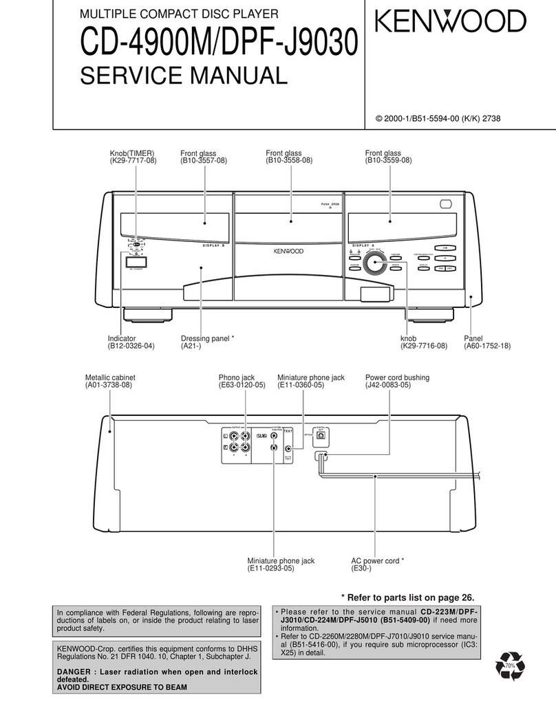 Kenwood DPF-J9030 User manual