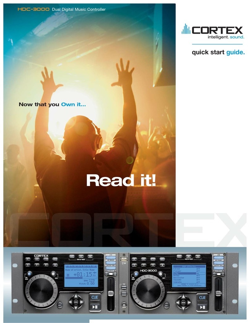 Cortex HDC-3000 User manual