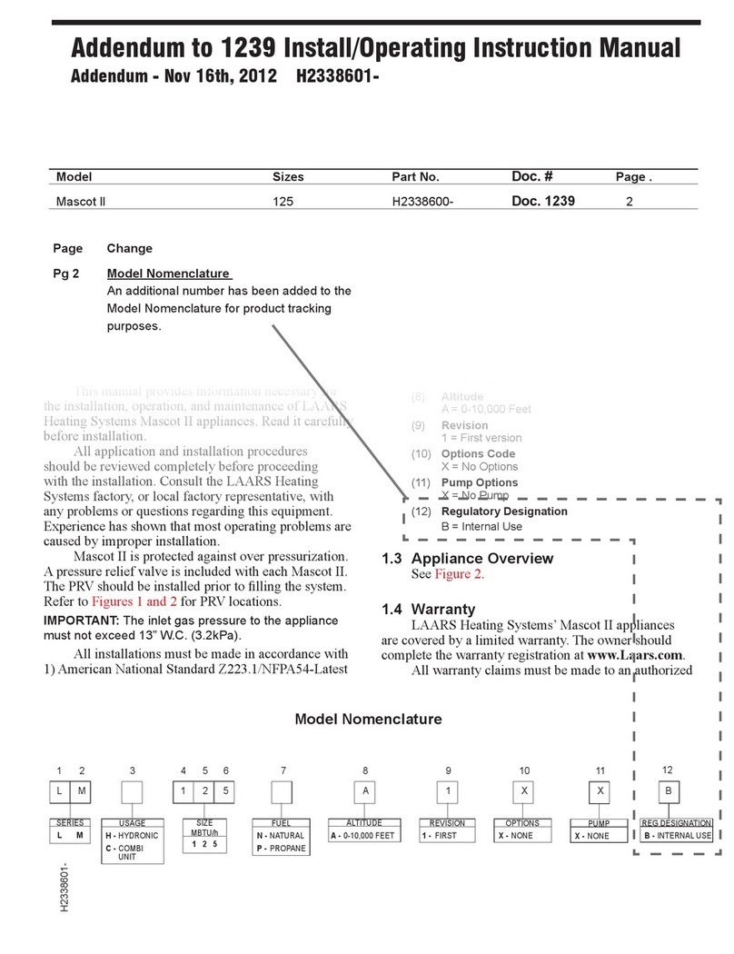 Laars LMH user manual