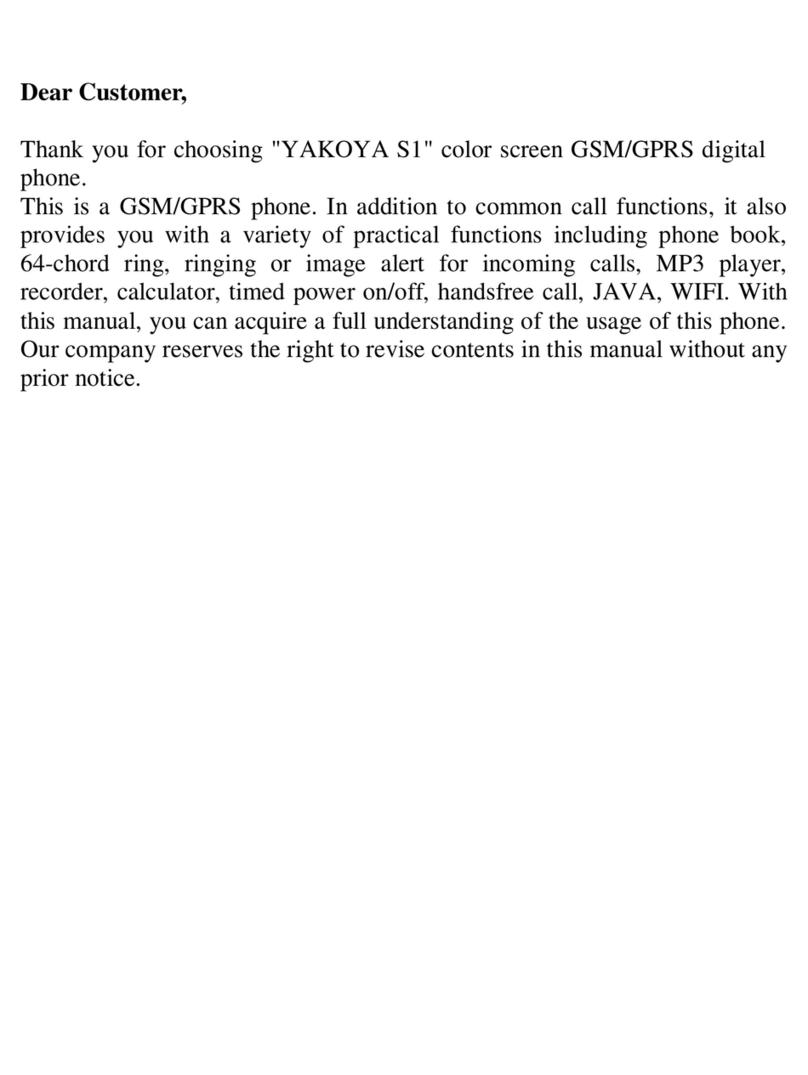YAKOYA S1 User manual