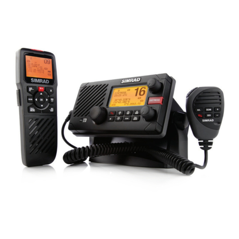 Simrad RS35 VHF HS35 User manual Simrad RS35 VHF HS35 User manual