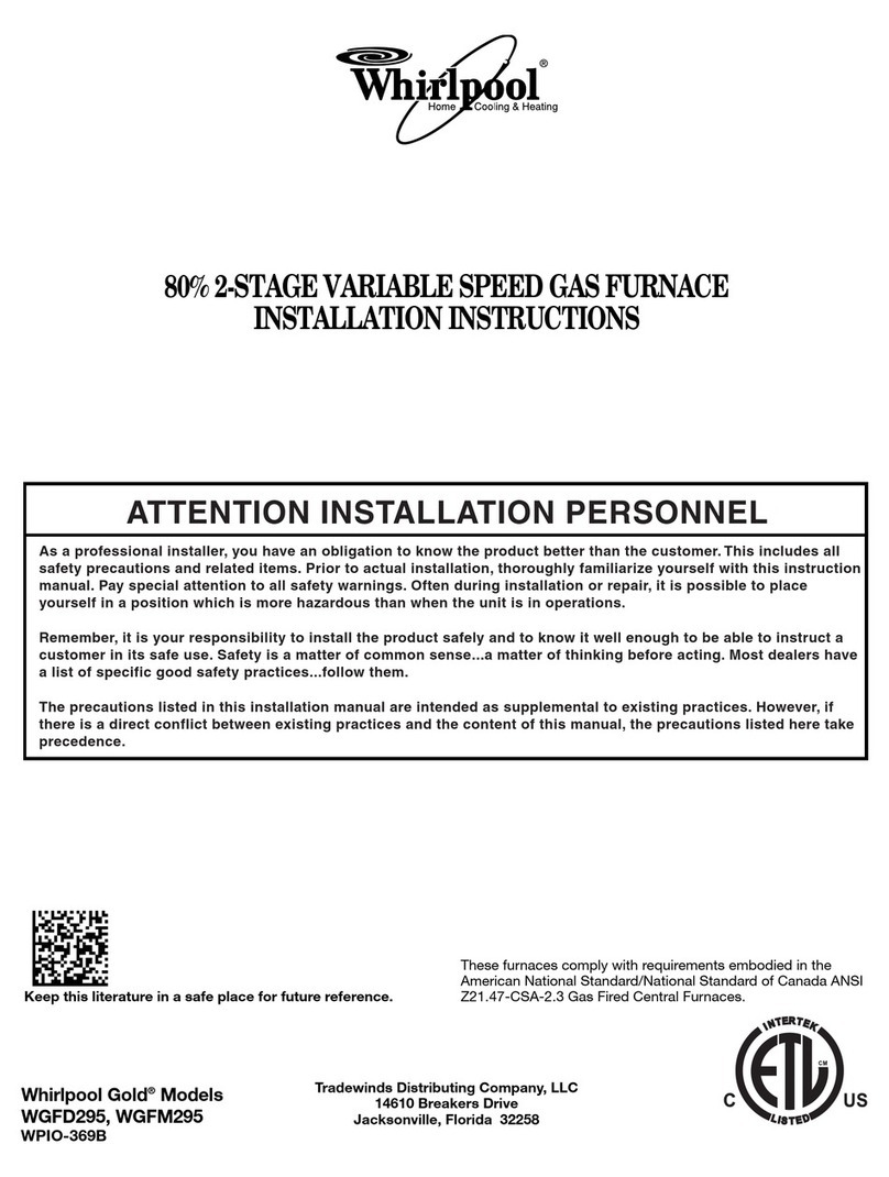 Whirlpool Gold WGFD295 installation instructions Whirlpool Gold WGFD295 installation instructions