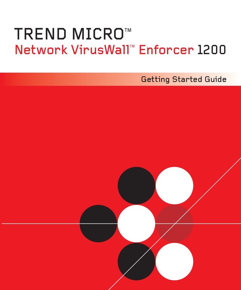 Trend Micro Network VirusWall Enforcer 1200 User manual