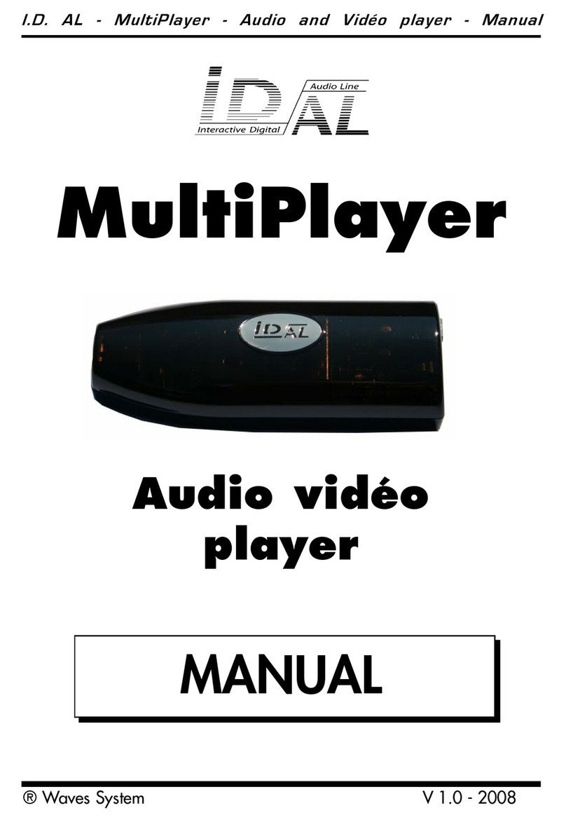 ID-AL Multi1player User manual