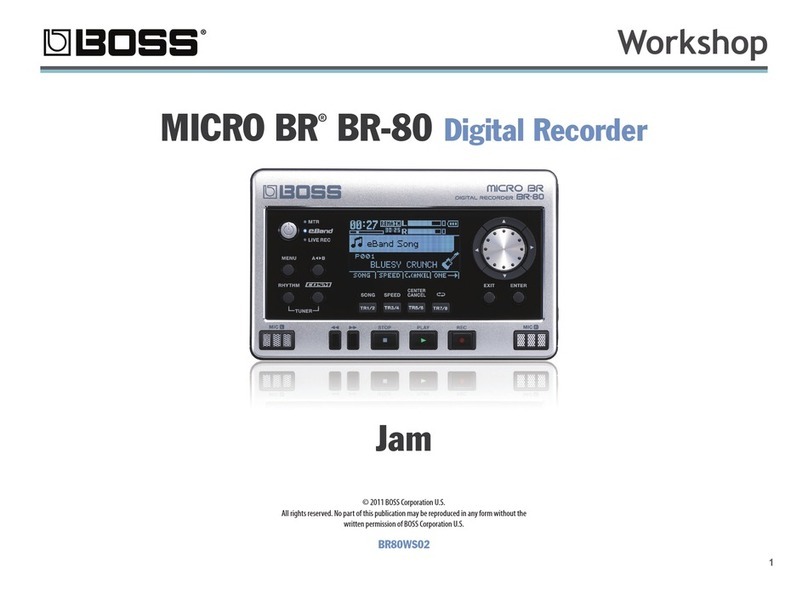 BOSSCO BR-80 Workshop guide