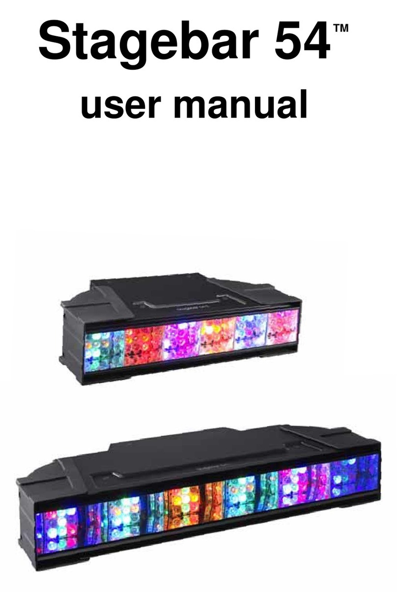 Martin Professional Stagebar 54 user manual