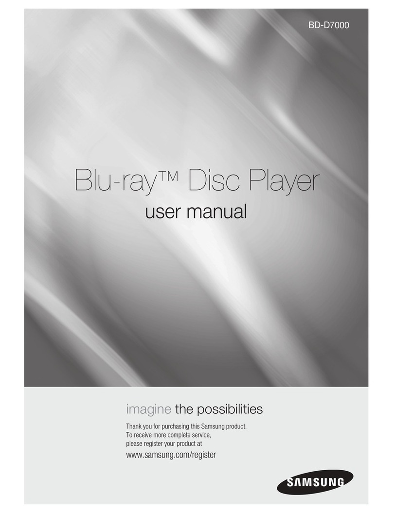 Samsung BD-D7000 user manual