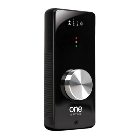 Apogee ONE User manual