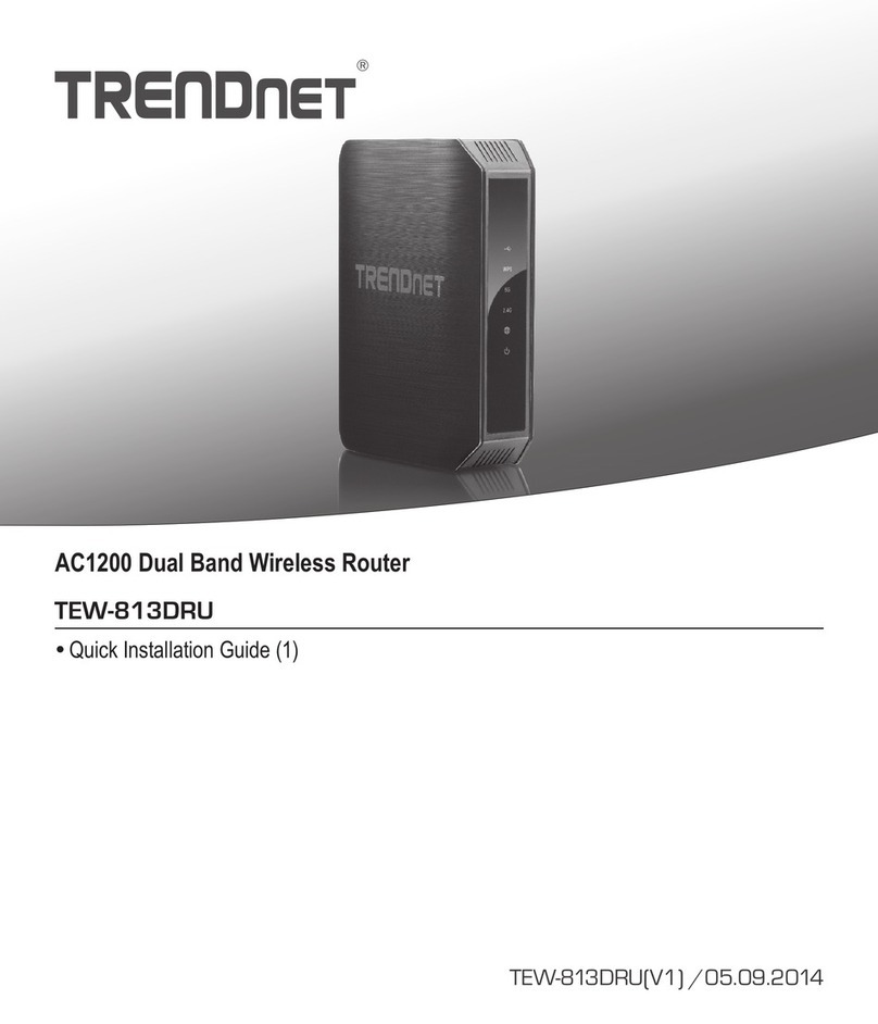 TRENDnet TEW-813DRU Quick installation guide