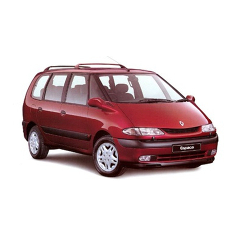 Renault 2000 Espace Instruction Manual