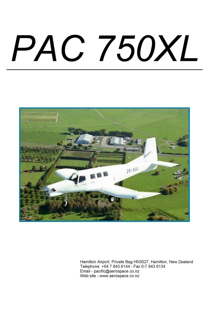 Pacific Aerospace PAC 750XL User manual