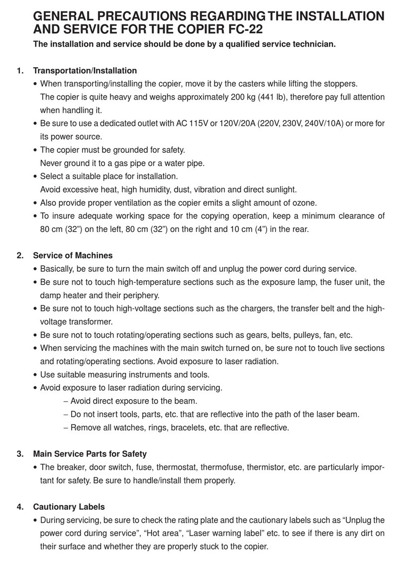 Toshiba FC22 User manual