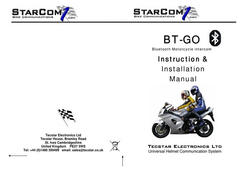 Tecstar BT-GO Instruction & installation manual