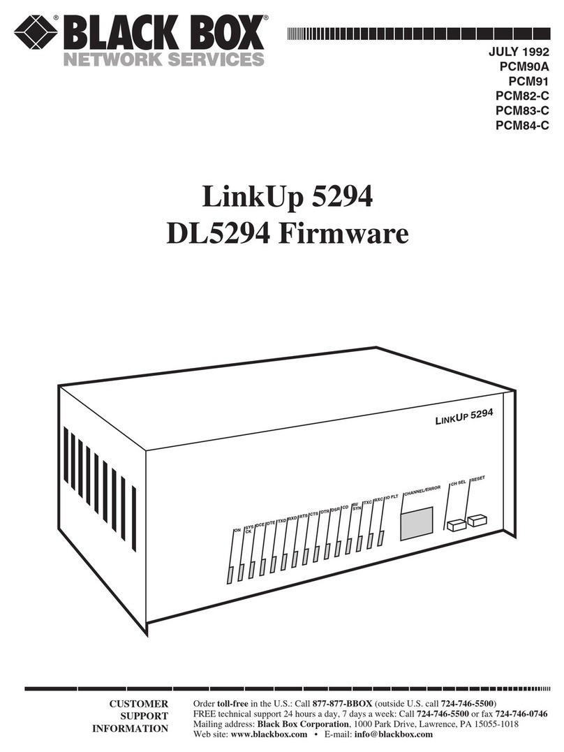 Black Box LinkUp 5294 manual