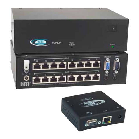 NTI VOPEX-C5V-x Quick installation guide NTI VOPEX-C5V-x Quick installation guide
