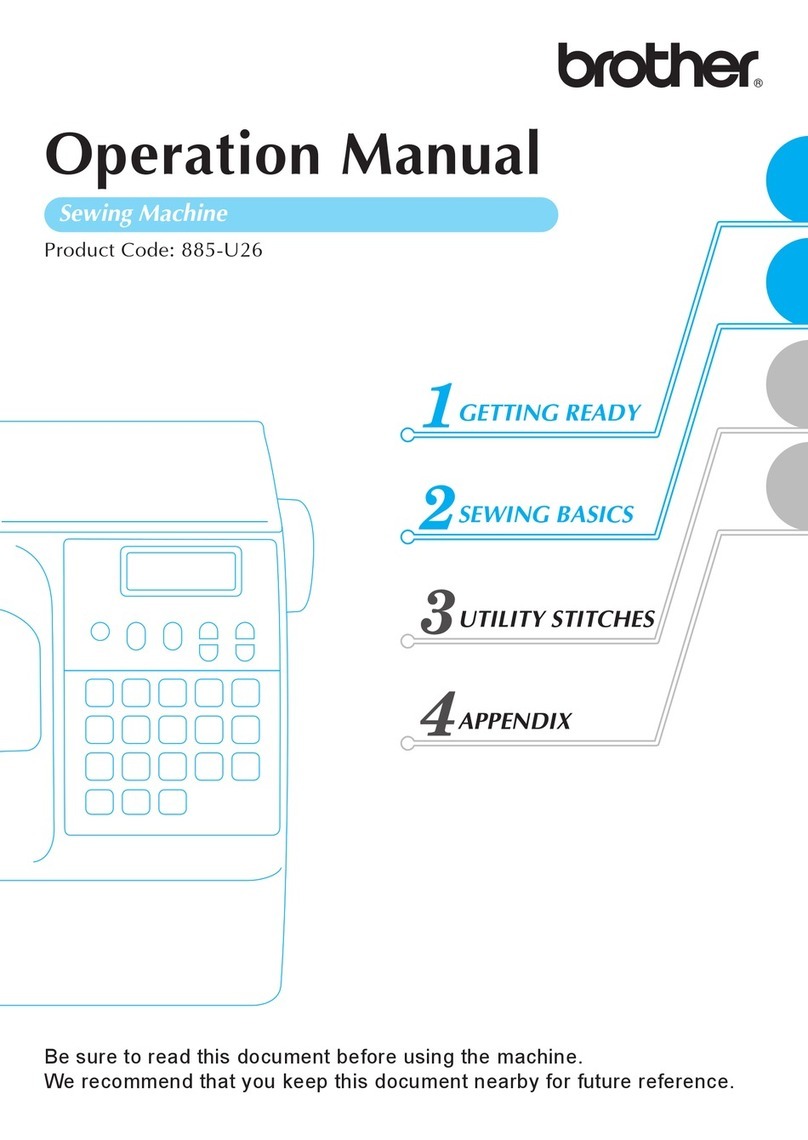 Brother 885-U26 Operation manual