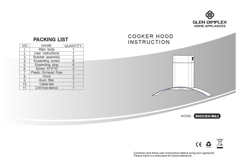 Glen Dimplex 900CGH Mk2 instruction manual