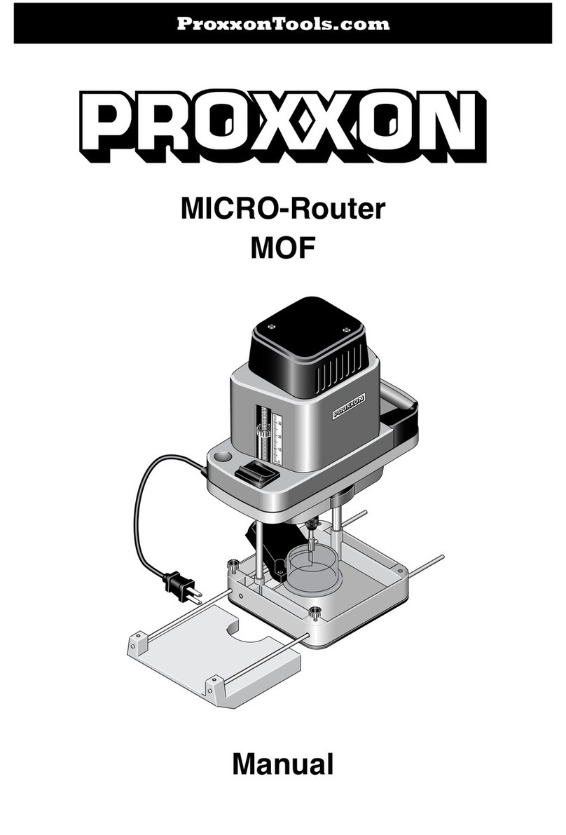 Proxxon MICRO-Router MOF owner's manual