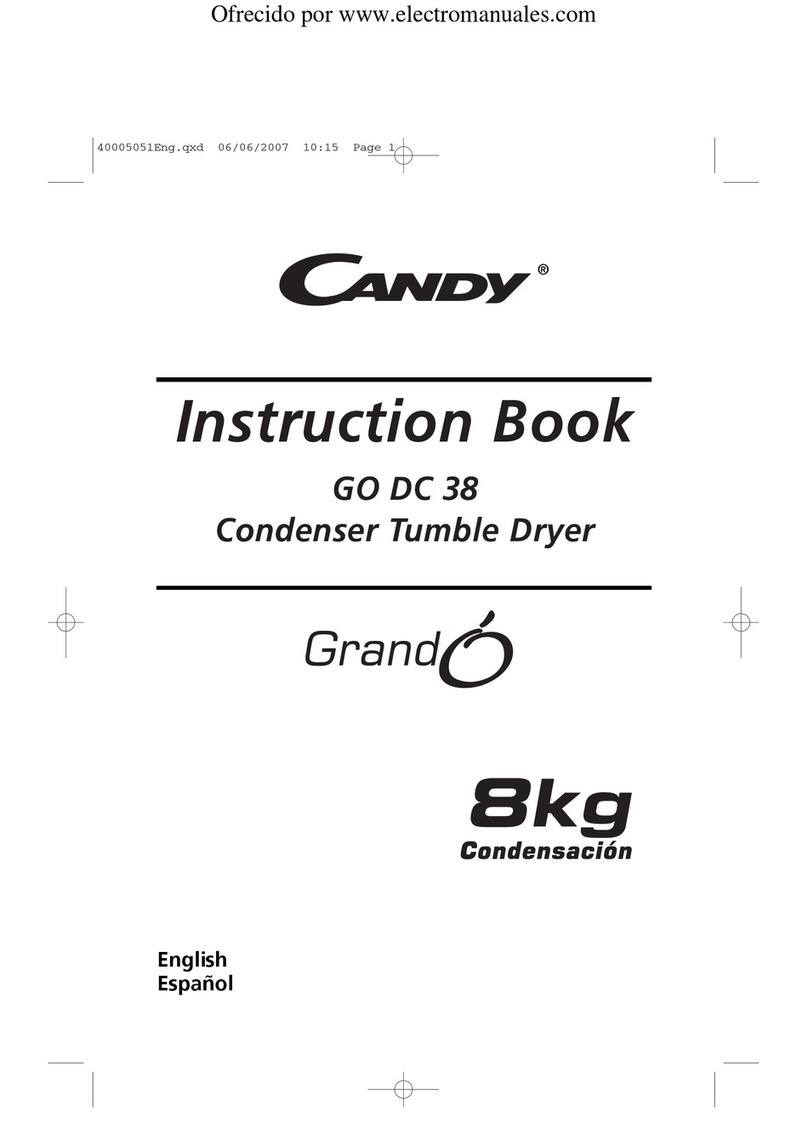 Candy GO DC 38 User manual
