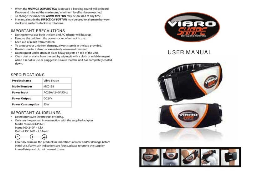 Vibro Shape MC0138 user guide