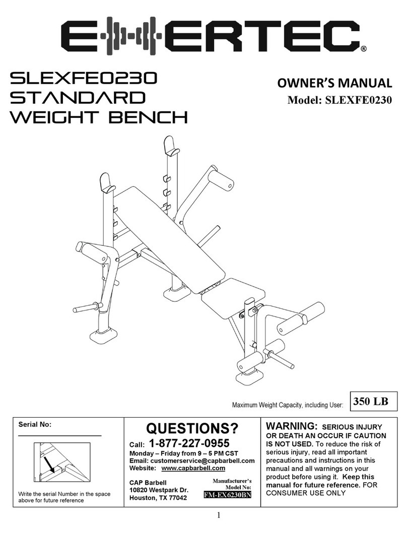 Exertec SLEXFE0230 owner's manual