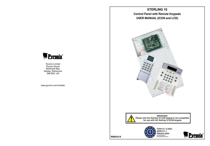 Pyronix STERLING 10 User manual
