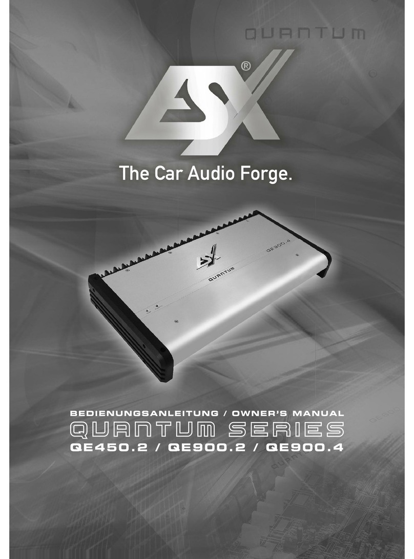 ESX Quantum QE450.2 owner's manual