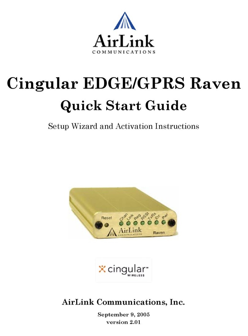 AirLink Communications Raven quick start guide