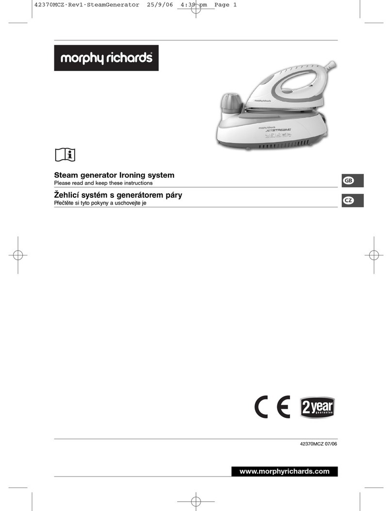 Morphy Richards JET STREAM instruction manual