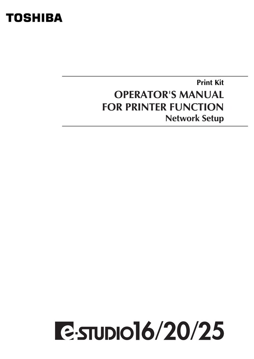 Toshiba SmartLink e-STUDIO16 User manual