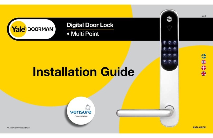 Yale Multi Point User manual Yale Multi Point User manual
